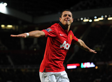 Hernandez: 59 goals for United (file photo).