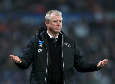 McClaren's last job was at Derby County.
