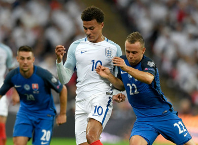 England midfielder Dele Alli