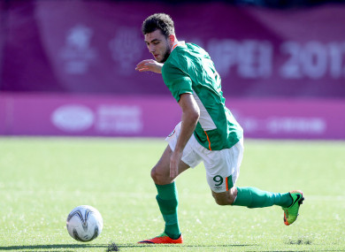 Lyons representing Ireland at the World University Games earlier this year.