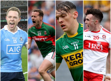 A big day for the footballers of Dublin, Mayo, Kerry and Derry.