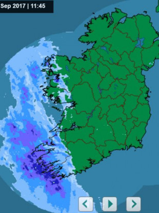Rain is on the way