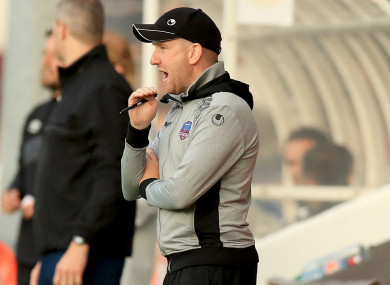 Galway manager Shane Keegan.