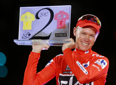 Chris Froome won his second Grand Tour of the year with the 2017 Vuelta a Espana.