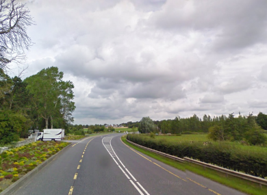 A stretch of the N2 near Balrath, Meath, where the incident occurred.