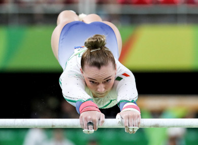 O'Reilly competing at Rio 2016.