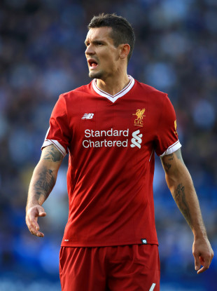 Dejan Lovren endured a tough afternoon at Wembley on Sunday.