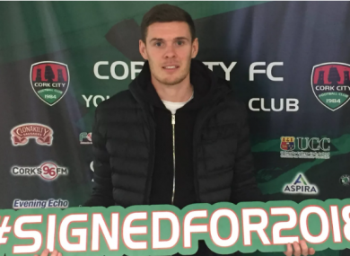 Buckley scored six goals in the league for Cork City in 2017.