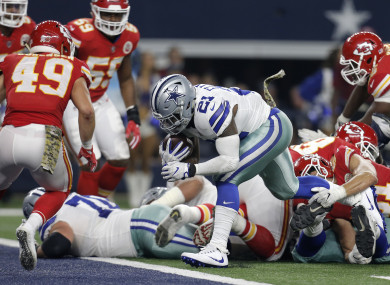 Elliott has been a key performer for the Cowboys this season.
