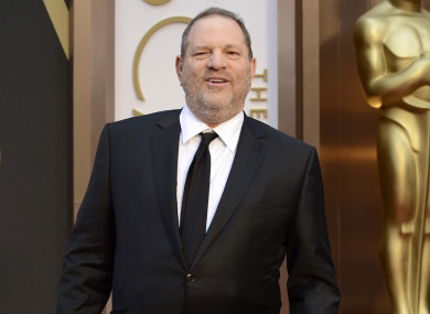 Harvey Weinstein arrives at the Oscars at the Dolby Theatre in Los Angeles on 2 March 2014.