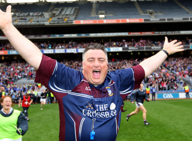 Leahy pictured during the 2011 All-Ireland Ladies Intermediate Football Championship final.