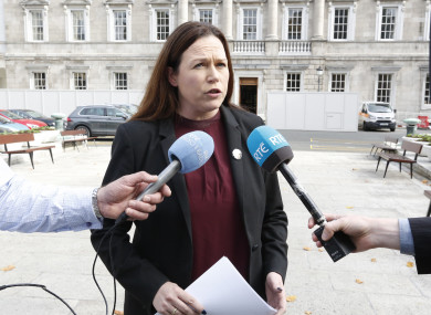 Louise O'Reilly was one of three Sinn Féin members to abstain in yesterday's vote.