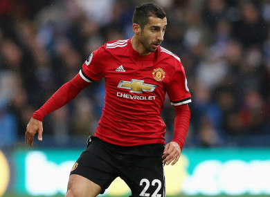 Henrikh Mkhitaryan (file pic).