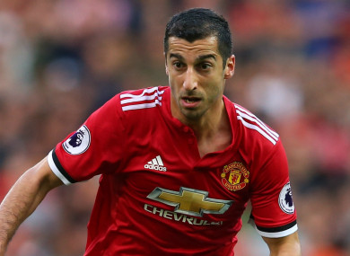 Henrikh Mkhitaryan (file pic).