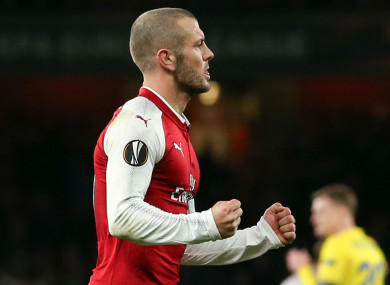 Jack Wilshere was excellent tonight.