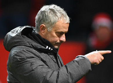 Jose Mourinho (file pic).