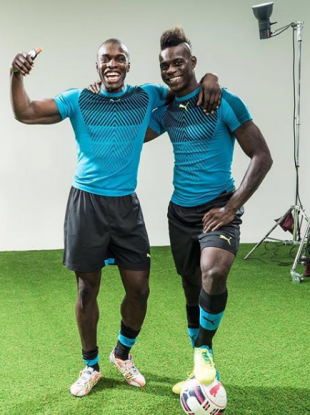 Paul and Mario during a Puma shoot.