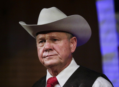 US Senate candidate Roy Moore