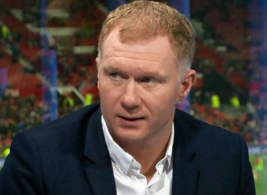 Scholes was speaking on BT Sport.