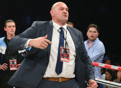 Former heavyweight champion Tyson Fury will take his time over comeback.