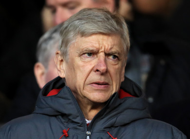 Arsene Wenger (file pic).