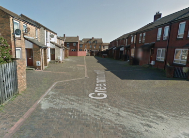 The Greenmount Place area of north Belfast.