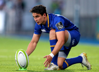 Carbery hopes to be back in action within a couple of weeks.