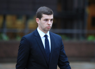 Jon Flanagan pictured leaving Liverpool Magistrates' Court.