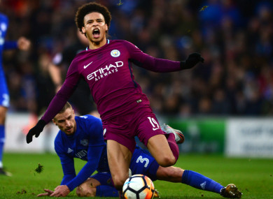 Manchester City winger Leroy Sane.