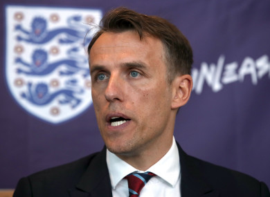 Neville spoke to the media today.