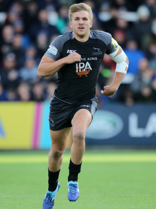 Scotland and Newcastle Falcons centre Chris Harris.