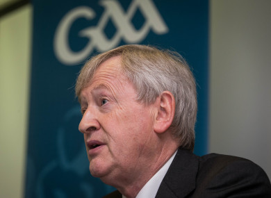 Outgoing Director-General Paraic Duffy