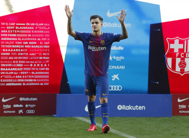 Philippe Coutinho (file pic).