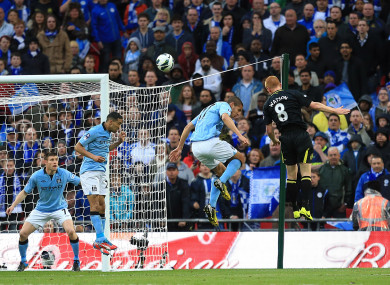 Ben Watson what turned out to be the winner in the 2013 FA Cup final.