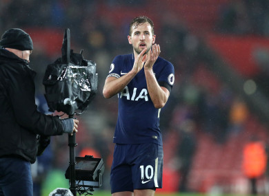 Tottenham striker Harry Kane.