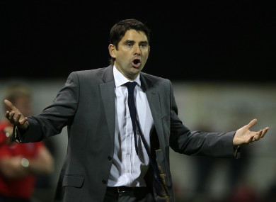 Stuart Taylor during his time in charge of Limerick.