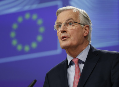 EU chief negotiator Michel Barnier