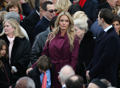 Vanessa Trump (in purple jacket)