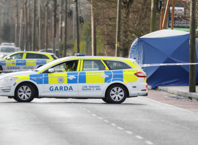 The scene of the stabbing on 3 January.