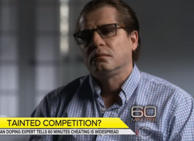 Rodchenkov speaking to 60 Minutes.