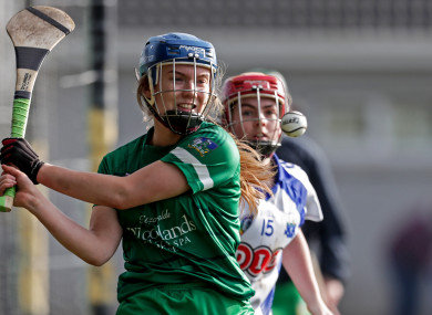 Limerick's Jane Wilson in action against Waterford earlier.