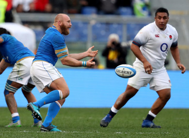 Leonardo Ghiraldini has returned as hooker for Italy.