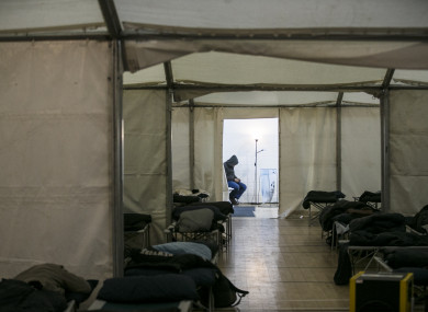 115 people attended the Peter McVerry Trust's emergency shelter.
