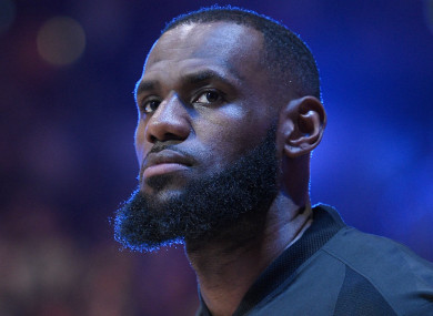 LeBron James had a record breaking night.