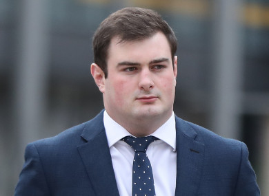 Rory Harrison arrives at Belfast Crown Court last week.
