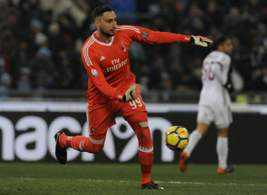 The 19-year-old was the hero in AC Milan's penalty shoot-out win over Lazio.