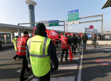 Public sector employees across France are carrying out a one-day strike against low pay and President Emmanuel Macron's reform drive.