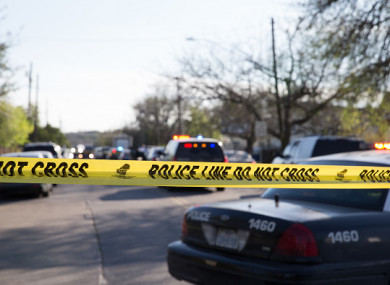 Police in Austin respond to reports of an explosion earlier this month.