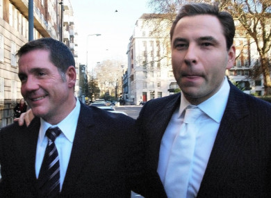 Dale Winton (left) was good friends with David Walliams (right).