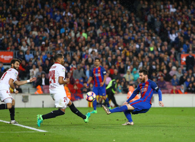 Mercardo coming up against compatriot Messi.
